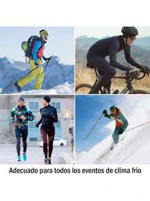 Cold Weather Gloves, EASYTAO Windproof Waterproof Snow Gloves, Gym Gloves For Cycling Running Skiing Hiking Climbing Men And Women - 藏蓝色 - 查看 7