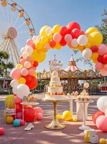 163 个彩虹气球不同尺寸气球花环彩虹气球拱门套件适用于派对装饰、毕业典礼、婚礼、生日派对和周年纪念日