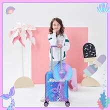 1pc Pendant /5PCS Cute Luggage Set 5 Pieces Suitcase Set 16inch Hardside Luggage With Spinner Wheels Girls Carry On Toddler Luggage Travel Rolling Luggage Carry On Luggage Airline Approved
