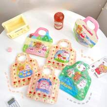 复活节兔子卡通手提珠宝袋 - 适合女孩和儿童的可爱防水拉链袋，便携式复活节礼物收纳袋（可爱的兔子设计） - 手提包裝袋 - 查看 6