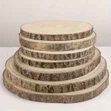 1pcsWooden Cake Rack, Round Wooden Display Tray, Suitable For DIY Handicrafts, Birthdays, Weddings, Rural Style Party Decorations, Desktop Decorations