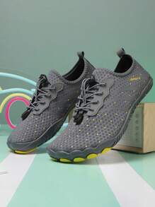 青少年防滑速干水袜，适合游泳、海滩、徒步旅行、钓鱼、跳绳、瑜伽、户外运动、情侣攀岩和骑行 - 灰色 - 查看 9