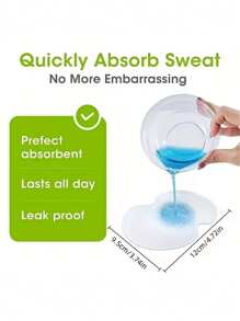 10/20/30/50pcs Sports Sweat Patch, Ultra-Thin Breathable Invisible Sweat Pads, Unisex Disposable Underarm Pads For Body Sweat Protection, Odorless Non-Sweat Armpit Liners, No Stain On Sportswear