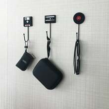 Vintage Style Storage Hooks, Computer/Disk/Tape Shaped Non-Nail Hanging Hooks For Suspending Headphones, Backpacks, Stationery, Mugs. Sturdy Enough For Office Cubicles/Study/Gaming Rooms