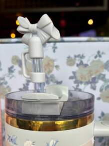 Blue Gift Box 40 Oz Handle Roller, Double Wall Vacuum Insulated Water Bottle, Portable Convenience Bottle, Travel Cup, Iced Coffee Cup, Suitable For Outdoor Camping, Hiking, Sport, Christmas Gifts - 藍色禮盒 - 查看 3