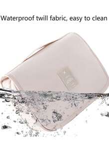 1 件带钩的挂式盥洗包，便携式旅行收纳袋，适合商务旅行，可折叠化妆包带手柄，用于化妆工具，用于浴室，用于旅行，用于大学宿舍，尼龙，时尚，适合女性，适合男性，送给妈妈的礼物，宿舍必需品钱包旅行配件沙滩包手提包旅行必需品旅行包夏季旅行必备品假期学校配件返校用品 - 彩色 - 查看 10