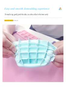 Molde para cubitos de hielo, Bandeja de cubitos de hielo de silicona, Molde cilíndrico para cubitos de hielo para uso doméstico