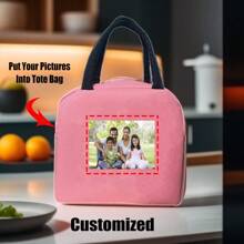 Personalized Lunch Tote Bag - Adult Reusable Leak Proof Insulation Material, Custom Artwork, Keeping Sandwiches Crispy All Day Long - Multicolor - View 3