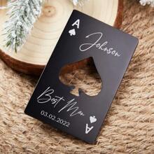 Personalized Bottle Opener,Poker Gift,Poker Bottle Opener,Party Favor,Casino Poker Card,Groomsman Proposal Gift,Ace Of Spade,Best Man Gifts, Groomsmen Gifts ,Hen Party Accessories,Gifts For Boyfriend,Save The Date Wedding