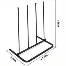 Trintion Boot Rack Holds 2 Pairs Wellies Iron Walking Shoes Stand Boot Trees Storage Holder Indoor And Outdoor Shoe Racks For Wellington Walking Riding Boots - Variant1 - View 2