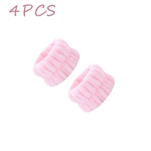 Bộ 8PCS/6PCS/4PCS/2PCS/1PC - Vòng đeo tay phòng tắm, vòng đeo tay co giãn đơn sắc đơn giản, vòng đeo tay rửa mặt thấm hút, vòng đeo tay thấm ẩm cho nữ, chống mồ hôi khi trang điểm và thể thao, dùng để rửa mặt, rửa tay - Nhiều màu - Xem 19