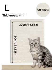 1 PC Kattenkrabmat is stevig, krasbestendig, laat geen vuil vallen Bescherming, de bank kan gemakkelijk worden geknipt en geplakt, de kattenkrabmat is ademend, slijtvast, krasbestendig, kan op de muur worden geplakt, uitstekend materiaal, zwart, beige, donkerblauw 3 kleuren kunnen kiezen Eenvoudig ontwerp