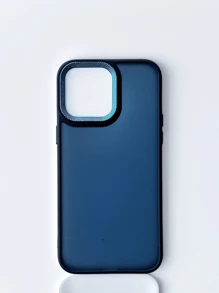 Matte IPhone 11 12 13 14 15 16 Pro Max Case Cover - 黑色 - 查看 6