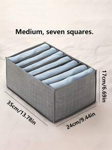 Nonwoven Storage Boxes Clothes Pants Storage Boxes Underwear Compartment Storage Boxes Moisture Resistant Clothes Storage Boxes Closet Storage Boxes Portable Storage Boxes Home Storage & Organization Bedroom Clothes Storage Boxes Clothes Storage Organizer Closet Organization And Storage - Grey - View 14