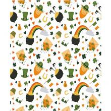 St Patricks Day Gnomes Throw Blanket Soft Irish Beer Shamrocks Blanket Fluffy Comfy Cozy Fuzzy Throw Blanket For Bed Sofa Couch March Decorations St Patrick's Decor Holiday Decorations 30"X40"