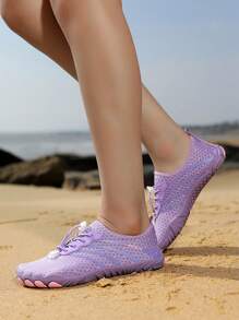 Teenagers' Anti-Slip Quick-Dry Swimming/Beach/Water/Stream/Rock Fishing/Jump Rope/Yoga Shoes, Unisex Outdoor Sports Climbing Riding - Purple - View 11