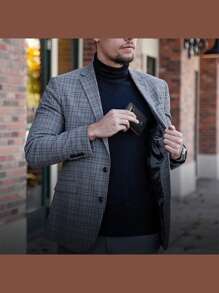 HOVI'S Portafoglio corto in fibra di carbonio, portacarte aziendale minimalista, con protezione RFID antifurto, fermasoldi a due pieghe