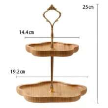 1 件装多层水果盘，家庭客厅茶几零食糖果盘托盘，3 层可盛放干果、开胃菜、下午茶 - 彩色 - 查看 7