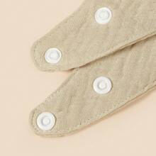 3 Pcs Baby Drool Bib, Customized Letter Embroidery, Solid Color Soft Absorbent Drool Bibs For Boys & Girls - Multicolor - View 7