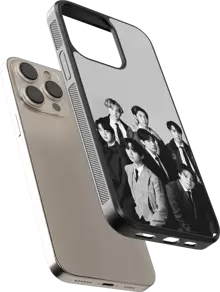 FUNDA PARA CELULAR USO RUDO DISEÑO K-POP JAPON BT S #3 CANTANTES ANTICAIDAS SILICON HECHO EN MEXICO
