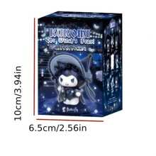 Sanrio Colección de Halloween de Sanrio Kuromi y Cinnamoroll - Figuras de PVC hechas a mano, tema de brujería, ideal para Halloween, cumpleaños, Navidad - Decoración de colección para mesa y coche para fans