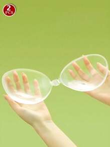 Silicone Gel Bra Insert Nipple Cover Boob Pads Sticker, Invisible Waterproof Sweat-Proof For Swimming Bikini - Multicolor - View 14