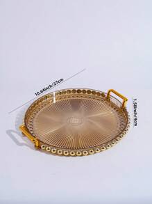1 pieza Bandeja decorativa, Bandeja para exhibición de fiestas temáticas de bodas, Adecuada para el Día de San Valentín y feriados, Bandeja de almacenamiento de joyas