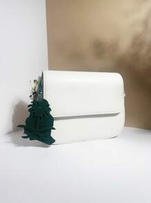 1PC Solid PU Double-Layer Leather Fashion, Simple And, Cute And Interesting Plants, Trees, Date Trees, Coconut Trees, Palm Trees, Map Shapes, Patterns, Backpacks, Shoulder Bags, Slanted Shoulder Bags, Tote Bags, Armpit Bags, Handbag Pendants, Other Storage Bag Pendants, Car Keychains, Car Pendants, Pants Waist Pendants, Luggage Box Pendants, Suitable For Couples, Students, Men, School Students, Men, Women, Work Commuting, Daily Dates, Holidays, Travel And Business Trips, Suitable For Boys, Girls, Girlfriends, Mothers, Girlfriends, Girlfriends, Girlfriends, Girlfriends, Birthdays, Etc - Dark Green - View 9