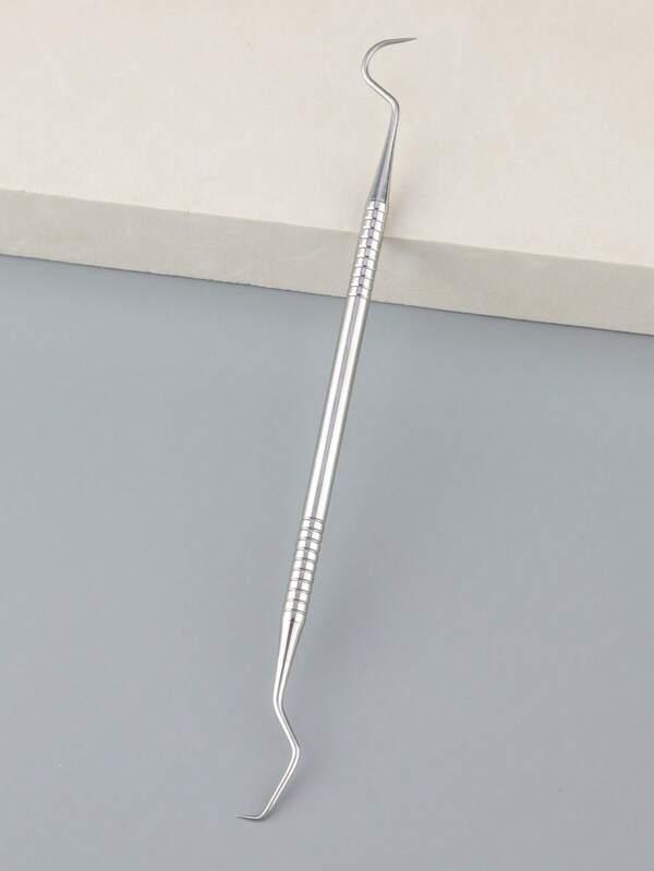 RANCAI 1pc Stainless Steel Dental Tool Set With Intraoral Mirror Tooth Stain Remover & Plaque Cleaner