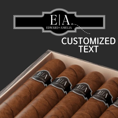 10/20/30/60PCS Custom Cigar Labels Waterproof Vinyl Stickers Wedding Cigar Bands With Initials Cigar Labels With Monogram Wedding Favors Wedding Cigar Labels Favors Personalized Wedding Cigar Label Bands Wedding Favor Labels For Cigars Bands Favors Halloween Thanksgiving Christmas Gift,Customized Stickers,Warm Ambience,Home & Living,Christmas Home Atmosphere,Personalized Labels