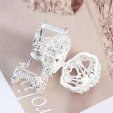 1 pièce Boîte à bijoux, Boîte de rangement pour bijoux, Boîte décorative en forme de carrosse citrouille, Cadeau de Noël, Cadeau du Nouvel An pour hommes et femmes