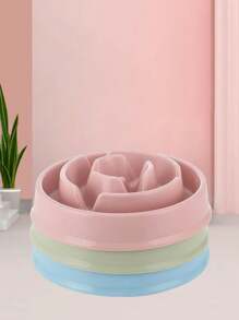Non-Slip Slow Feeding Bowl For All Breeds - Pink - View 7