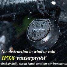 1pc Bicycle/Mountain Bike Riding USB Chargeable Loud Horn Bell Theft Alarm - Black - View 4