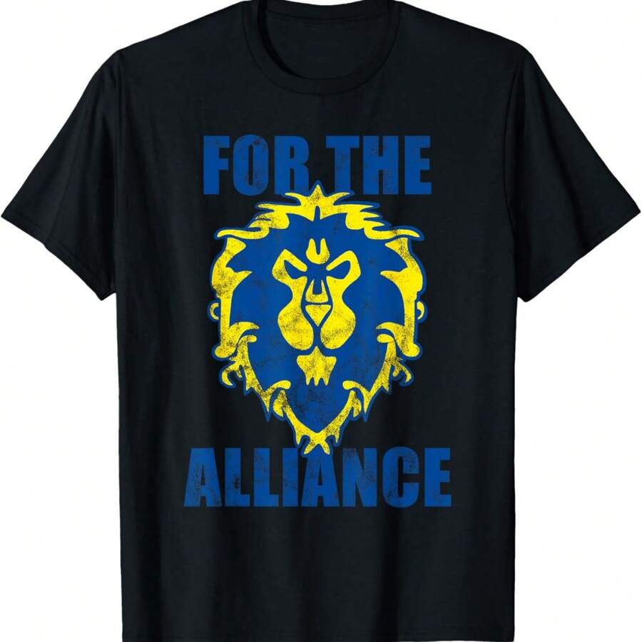 WoW Alliance T-Shirt T-Shirt - Black - View 1