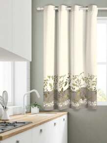 Oxford Linen Kitchen And Window Curtain 2.00 X 1.50 Printed - Các nhánh - Xem 2