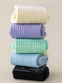 2/5 Paar Damen Kniestrümpfe für Yoga & Sport, rutschfest, feuchtigkeitsableitend, atmungsaktiv für Innenworkouts, Herbst