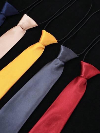 1 件宽松衬衫领带，日式学院风格子校服领带配饰