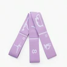 1Pc 8 Grids Multi-Functional Slimming Resistance Band Yoga Strap Elastic Exercise Bands For Latin, Dance, Pilates, Gymnastics - Multicolor - View 8