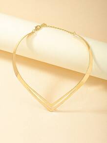 1pc Asymmetrical Geometry Vintage Exaggerate Personalized High-End Fashion Choker