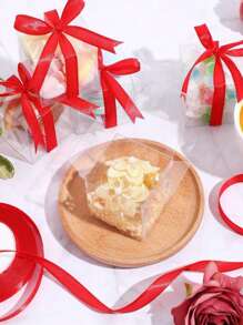 50/20/10件透明礼品盒，PVC塑料透明方形盒，适用于蜡烛包装、派对用品、婚礼装饰和礼品包装 - 可重复使用、多用途容器、复活节、母亲节、派对礼品盒、小型企业用品、包装盒、婚礼装饰、婚礼、礼品盒