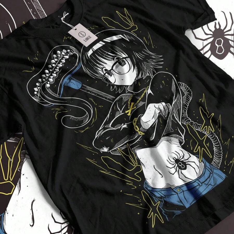 Hunter Anime, Shizuku T-Shirt ALL SIZE.Jpg - 黑色 - 查看 1