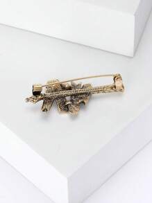 Fashionable "Road To Happiness" Road Sign Brooch For Women Dress Suit Pin Accessories Party Banquet Gift