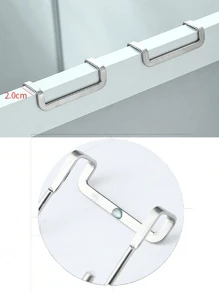 1 件不锈钢门钩，简约免打孔门上挂钩，适用于家用