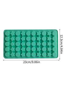 1 pieza Molde de silicona con 50 cavidades con forma de estrella, color aleatorio - Multicolor - Ver 2