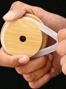 450ml/500ml/1个带盖吸管杯玻璃杯高硼硅耐热玻璃杯奶茶咖啡杯