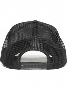 1 pieza Gorra de béisbol con bordado de dibujos animados a la moda, gorra snapback de malla unisex para deportes al aire libre, eventos y uso casual