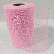 1 Cuộn 15cm Ruy băng lưới chấm tuyết thủ công DIY bó hoa hồng Lưới đóng gói bó hoa, Bao bì cửa hàng hoa, Dành cho người bán hoa và thợ thủ công, Hoàn hảo cho khăn trải bàn và tiệc sinh nhật, Hoàn hảo cho mùa đông, năm mới, ngày lễ tình nhân, trang trí đám cưới - Nhiều màu - Xem 17