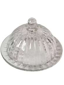 1 件简易玻璃透明蛋糕展示架，甜点盘托盘盖，适用于饼干、水果、糕点、糖果 - 無色 - 查看 16