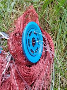 1pc Nylon Hand Throw Fishing Net, Diameter 180cm-720cm, Lightweight - Brown - View 7