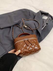 1 Stück Mini Rhombus Kettenkurier Umhängetasche Schultertasche für Mädchen